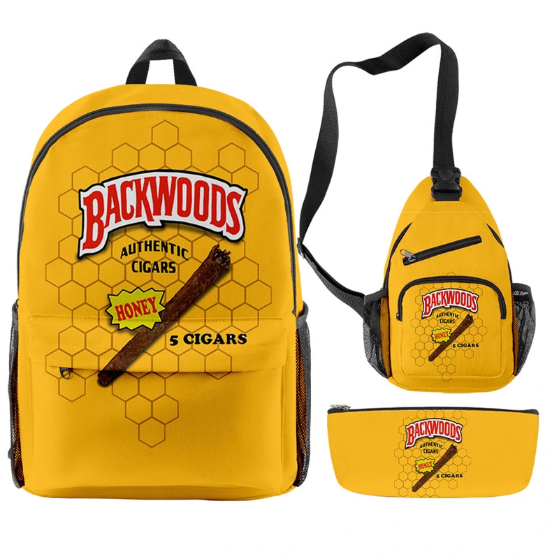 Wholesale Fashion Design Backwoods Backpack with 3 Sizes Other Backpacks Includes Messenger Bag and Pencil Bag