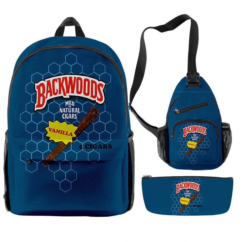 Wholesale Fashion Design Backwoods Backpack with 3 Sizes Other Backpacks Includes Messenger Bag and Pencil Bag