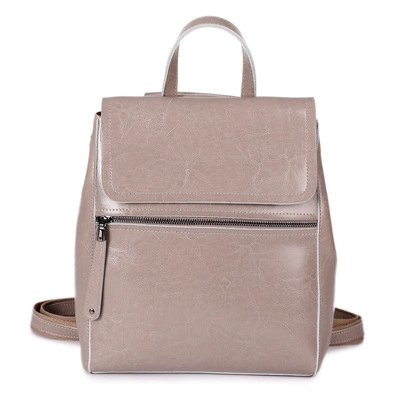 (WDL5725) Genuine Leather Fashion Backpack Top Quality Backpack OEM/ODM Backpack