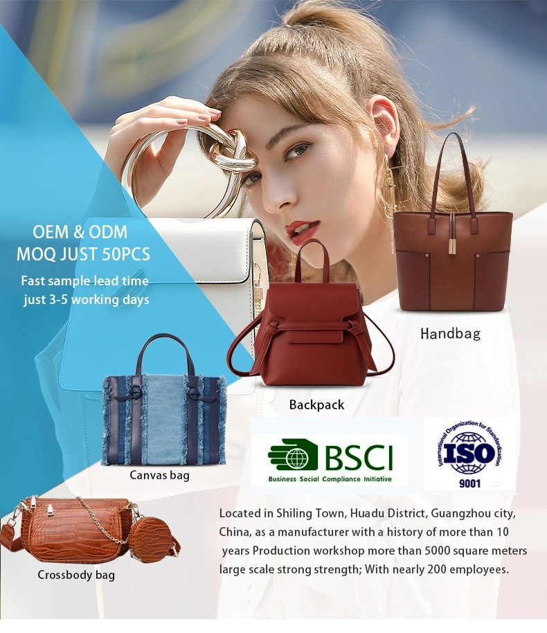 Retro Fashion High Quality Women Bags PU Leather Handbag Design Bucket Bags for Ladies