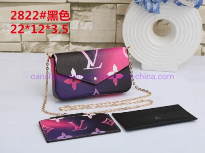 Wholesale Market Replica Bags Women Lady Ladies Luxury Shoulder Bag Fashion Designer Replica L′ ′ V PU Leather Handbags