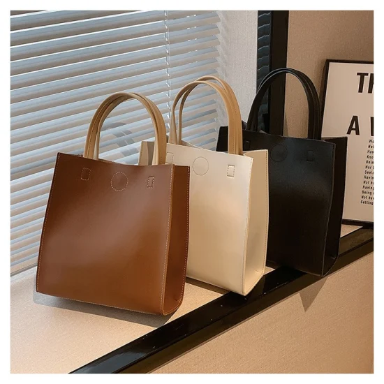 Wholesale Market Designer Luxury Fashion Bag Washable Wear Resistant PU Leather Shoulder Bag Lady Women Handbag