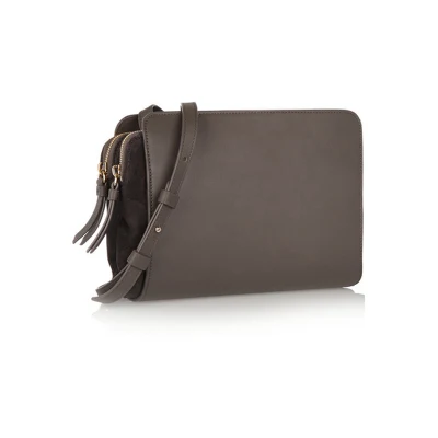 2023 Genuine Leather Grey Bag Mini Customize Crossbody Casual Style Bag