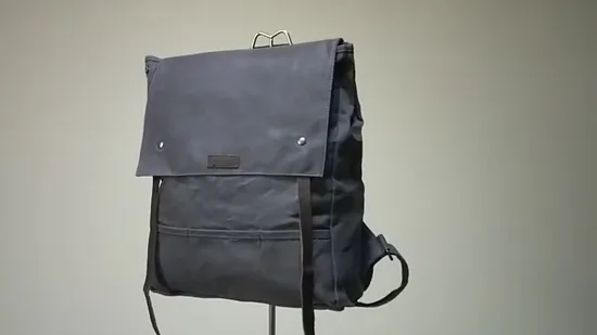 China Wholesale Plain Cotton Canvas Backpacks with Pockets Custom Embossed Logo Backpack for Student Leisure Sports, Traveling Rucksacks & Day Packs