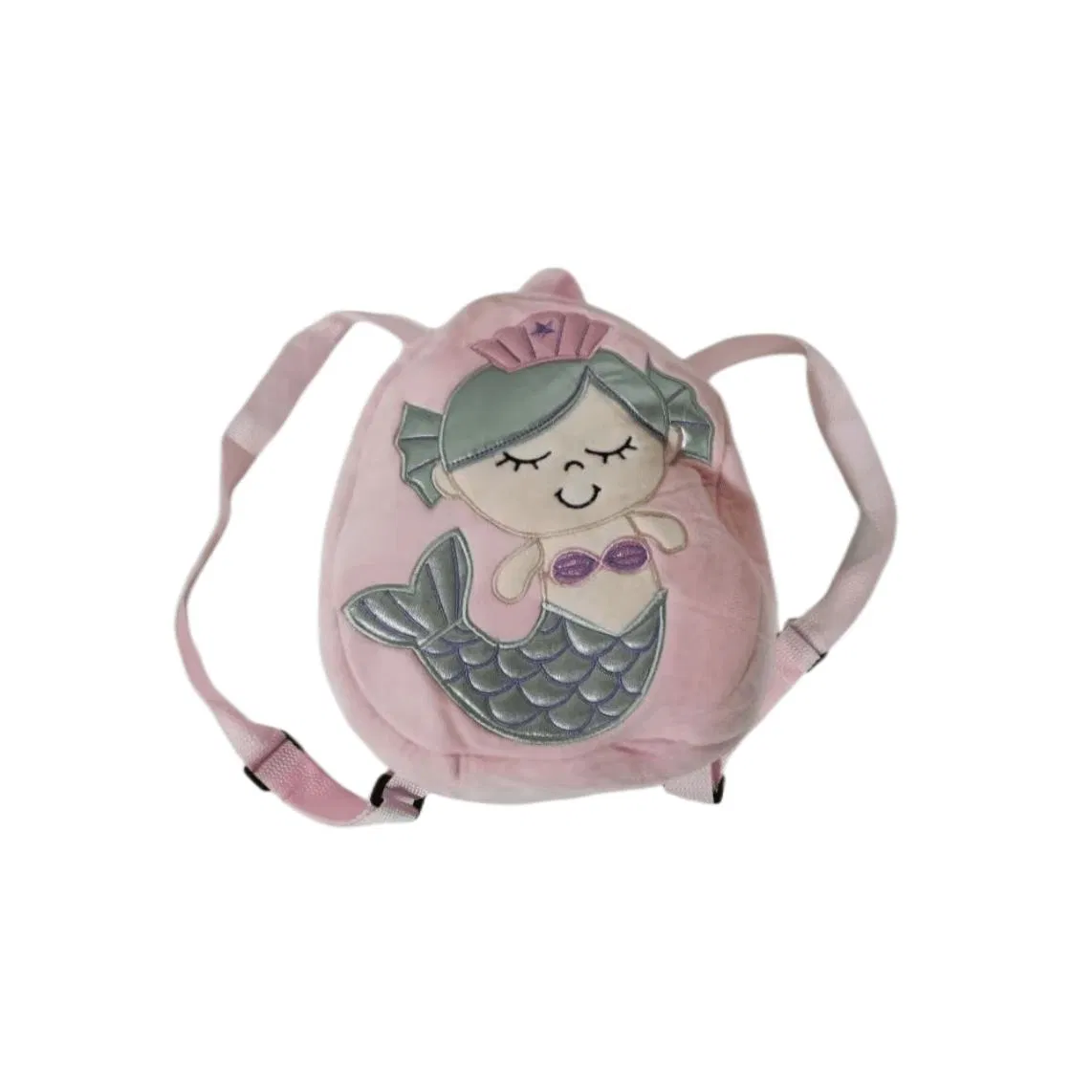 Hot Sales Detachable Girls Kindergarten Other Kids School Plush Mermaid Backpack for Baby