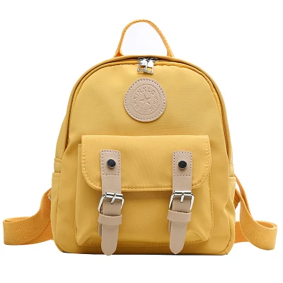 Student Canvas Backpack Girls Small Bag Fashion Small Backpack Korean Version All-Match Oxford Cloth School Bag