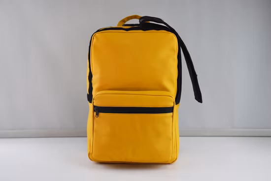 Carbon Lining PU Leather Smell Proof Backpack with Combo Lock